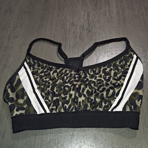 PINK Victoria's Secret Other - Victoria Secrets PINK Woman's Camo Sport Bra Size Medium ,Adjustable Straps